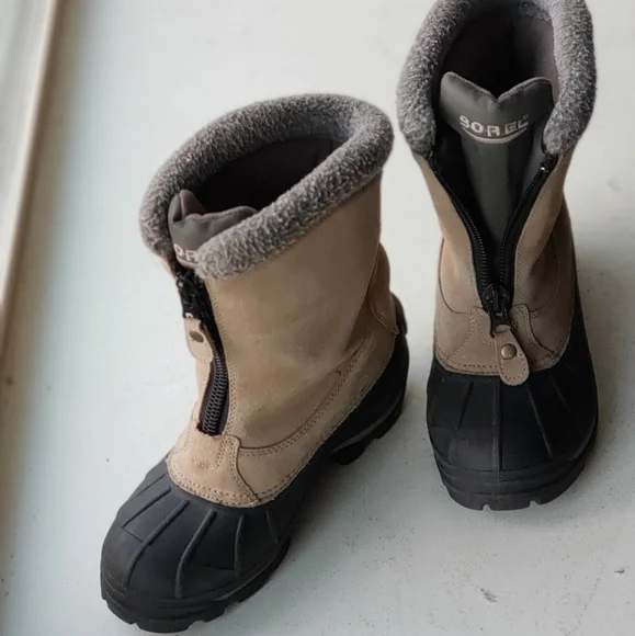 Sorel Ellesmere LL1241-272 Tan Leather Winter Boots - Picture 2 of 14